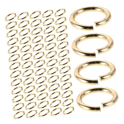 KONTONTY 100 Stück Offene Biegeringe Metallringe für Schmuckherstellung Robustes Material für Halsketten Armbänder Vielseitige DIY Schmuckverbinder Langlebige Verbindungsringe KONTONTY 100 Stück Offene Biegeringe Metallringe für Schmuckherstellung Robustes Material für Halsketten Armbänder Vielseitige DIY Schmuckverbinder Langlebige Verbindungsringe von KONTONTY