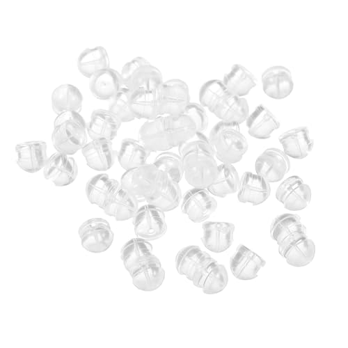 KONTONTY 100 Stück Ohrkappen Ohrring Zubehör Herstellung Von Ohrring Verschlüssen Gold Kleiner Schmuck Schlüsselanhänger Großpackung Damen Basteln Von Ohrringen Verriegelung von KONTONTY