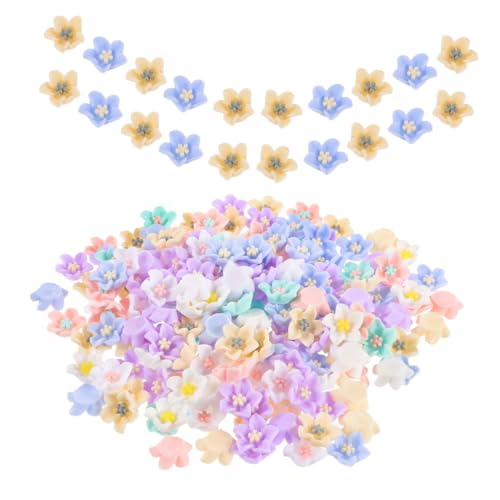 KONTONTY 100 Stück Resin Blüten Charms Flache Blumen Anhänger Mischfarben Vielseitig für Schmuckherstellung Scrapbooking Handyhüllen und DIY Bastelprojekte KONTONTY 100 Stück Resin Blüten Charms Flache Blumen Anhänger Mischfarben Vielseitig für Schmuckherstellung Scrapbooking Handyhüllen und DIY Bastelprojekte von KONTONTY