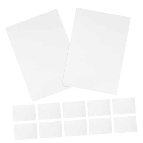 KONTONTY 100 Stück Weiße Schaumstoffplatten für Bastelset Leicht zu Schneiden Kindgerechte Druckplatten für DIY Kunstprojekte für Schule Stempeln Scrapbooking Feinmotorik KONTONTY 100 Stück Weiße Schaumstoffplatten für Bastelset Leicht zu Schneiden Kindgerechte Druckplatten für DIY Kunstprojekte für Schule Stempeln Scrapbooking Feinmotorik von KONTONTY