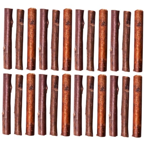 KONTONTY 100 Stück Zweig Dekoration Zweige Stöcke zum Basteln Baum groß Treibholz aus holzstäbchen papierschere labeln unikal Ertrag DIY-Material Holzscheite Wohnaccessoires hölzern Brown von KONTONTY