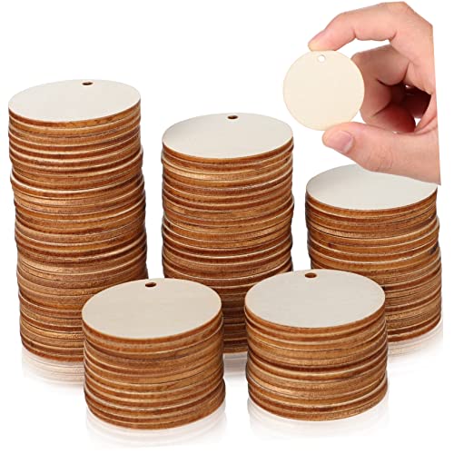 KONTONTY 100 Stück runde Holzspäne Treibholz Gruß Kreis natürliche Stammscheiben leere Ornamente weihnachtsdeko weinachtsdeko armreif handwerksschmuck aus holz leere runde holzscheiben KONTONTY 100 Stück runde Holzspäne Treibholz Gruß Kreis natürliche Stammscheiben leere Ornamente weihnachtsdeko weinachtsdeko armreif handwerksschmuck aus holz leere runde holzscheiben von KONTONTY