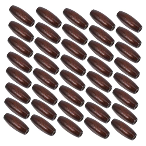 KONTONTY 100Stücke Große Ovale Holzperlen Ahorn DIY Spacer Perlen für Schmuckherstellung Basteln und Dekoration Natürliche Holzperlen mit Lochdurchmesser Schokoladenfarbe KONTONTY 100Stücke Große Ovale Holzperlen Ahorn DIY Spacer Perlen für Schmuckherstellung Basteln und Dekoration Natürliche Holzperlen mit Lochdurchmesser Schokoladenfarbe von KONTONTY