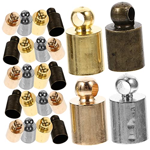 KONTONTY 100Stücke Quaste Endkappen Kupfer für Schmuckherstellung DIY Zubehör für Armbänder und Ohrringe für Kreative Projekte KONTONTY 100Stücke Quaste Endkappen Kupfer für Schmuckherstellung DIY Zubehör für Armbänder und Ohrringe für Kreative Projekte von KONTONTY