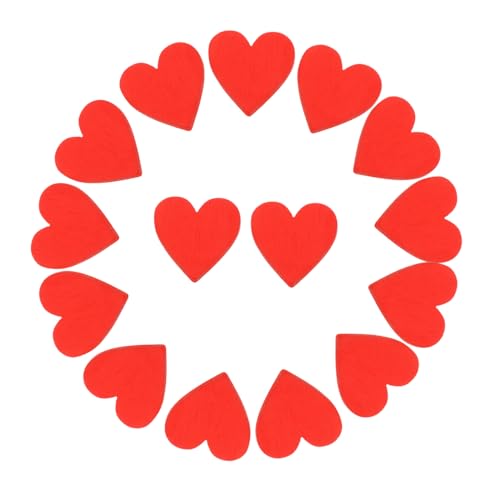 KONTONTY 100Stücke Rote Holzherzen Hölzerne Herzornamente für Valentinstag und Hochzeiten DIY Tischdekoration Festliche Herzdesigns für Romantische Anlässe KONTONTY 100Stücke Rote Holzherzen Hölzerne Herzornamente für Valentinstag und Hochzeiten DIY Tischdekoration Festliche Herzdesigns für Romantische Anlässe von KONTONTY