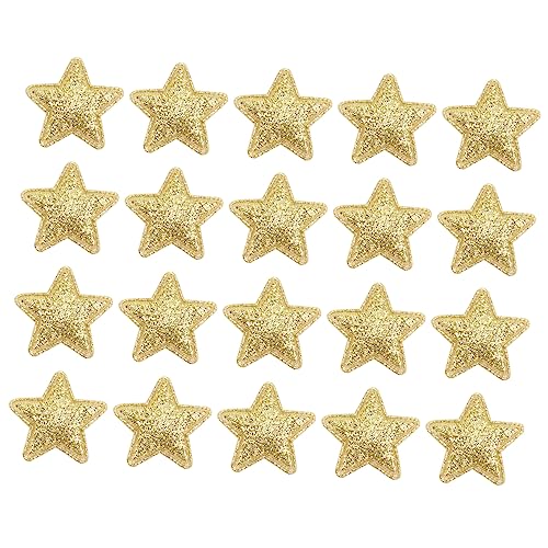 KONTONTY 100st Pentagramm-patch Selbstklebende Sternenflicken Patch Mit Pentagramm-applikation Stern Bestickt Nähen Patch-aufkleber Modeschmuck Flecken Für Stoff Das Bügeleisen Kleidung von KONTONTY