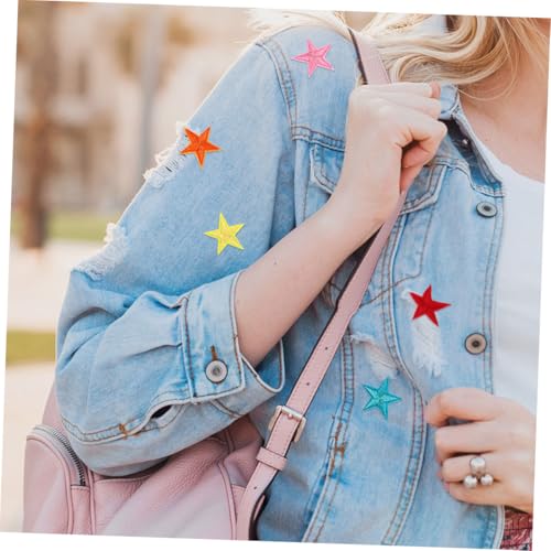 KONTONTY 102 Stück Teiliges Polyester Stern Patches zum Aufbügeln Farbige Fünfzackige Sternapplikationen mit Feiner Stickerei Einfache Eisenanwendung Vielseitig für Kleidung Taschen Hüte KONTONTY 102 Stück Teiliges Polyester Stern Patches zum Aufbügeln Farbige Fünfzackige Sternapplikationen mit Feiner Stickerei Einfache Eisenanwendung Vielseitig für Kleidung Taschen Hüte von KONTONTY