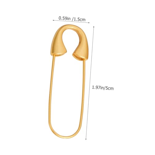 KONTONTY 10Stücke Sicherheitsnadeln für DIY Broschen und Schmuckherstellung Große Sicherheitsstifte Langlebigen Materialien für Basteln und Persönliche Accessoires von KONTONTY