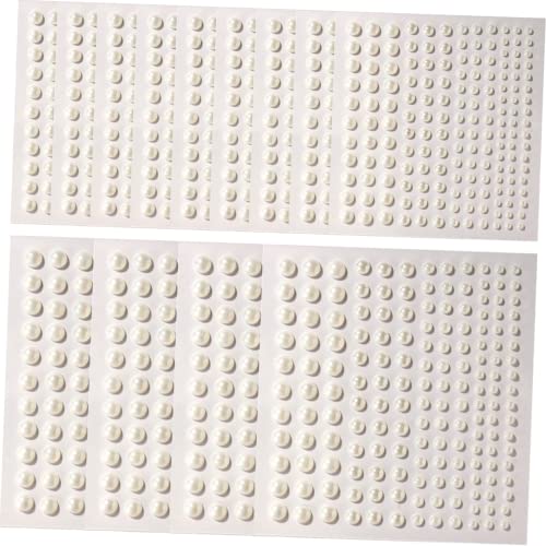 KONTONTY 12 Blatt Perlen Sticker für Gesicht Haare Nägel Selbstklebende Schmucksteine Sichere Festival Make up Accessoires für Frauen Mädchen Einfach Anzubringen und Rückstandsfrei KONTONTY 12 Blatt Perlen Sticker für Gesicht Haare Nägel Selbstklebende Schmucksteine Sichere Festival Make up Accessoires für Frauen Mädchen Einfach Anzubringen und Rückstandsfrei von KONTONTY
