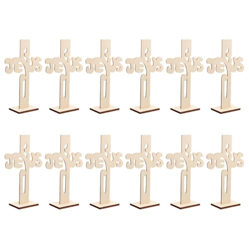 KONTONTY 12 Stück Kreuzornamente Aus Holz Kleine Holzkreuze Holzmalerei-handwerk Unfertige Holzausschnitte Hängenden Malvorlagen Unvollendete Holzkreuze Holzverzierungen Beige Hölzern KONTONTY 12 Stück Kreuzornamente Aus Holz Kleine Holzkreuze Holzmalerei-handwerk Unfertige Holzausschnitte Hängenden Malvorlagen Unvollendete Holzkreuze Holzverzierungen Beige Hölzern von KONTONTY