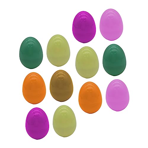 KONTONTY 12 Stück Osterspielzeug Ei Ostern Requisiten Osterparty Gefallen Muschel Osterzubehör Plastik KONTONTY 12 Stück Osterspielzeug Ei Ostern Requisiten Osterparty Gefallen Muschel Osterzubehör Plastik von KONTONTY
