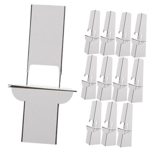 KONTONTY 12 Stück Staffelei stehen Begrüßungskartenständer Rezeption Plakatständer tragbar Bilder Plakattafel steht zur Anzeige Staffelei zum Malerei Pappständer Papier Weiß KONTONTY 12 Stück Staffelei stehen Begrüßungskartenständer Rezeption Plakatständer tragbar Bilder Plakattafel steht zur Anzeige Staffelei zum Malerei Pappständer Papier Weiß von KONTONTY