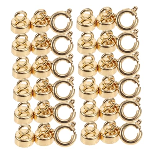 KONTONTY 12 Stück Teiliges Magnetverschluss für Schmuck mit Karabinerverschluss Kettenverlängerer und Verbindungsclips Geeignet für Armbänder Halsketten und Fußkettchen Sicherer Halt KONTONTY 12 Stück Teiliges Magnetverschluss für Schmuck mit Karabinerverschluss Kettenverlängerer und Verbindungsclips Geeignet für Armbänder Halsketten und Fußkettchen Sicherer Halt von KONTONTY