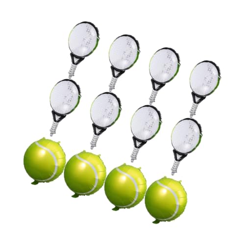 KONTONTY 12stücke Tennisball Schläger-luftballons Aufblasbare Party-dekorationen Für Sport-events Geburtstagsfeiern Und Erwachsene Für Tennis-themenfeiern von KONTONTY