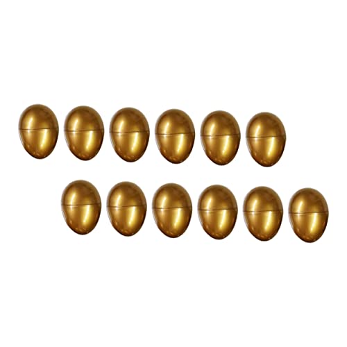 KONTONTY 12 Stücke Goldenes Ei Groß Kleine Große Gefüllte Dekorationen Überraschungsjagd Eier Dekorative Goldenes Ei Geschenkverpackung Kinderspielzeug Pp KONTONTY 12 Stücke Goldenes Ei Groß Kleine Große Gefüllte Dekorationen Überraschungsjagd Eier Dekorative Goldenes Ei Geschenkverpackung Kinderspielzeug Pp von KONTONTY