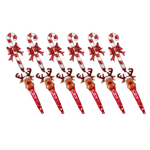KONTONTY 24in Aluminium Film Weihnachten Ballons Handheld Candy Deer Stick Für Photo Booth KONTONTY 24in Aluminium Film Weihnachten Ballons Handheld Candy Deer Stick Für Photo Booth von KONTONTY