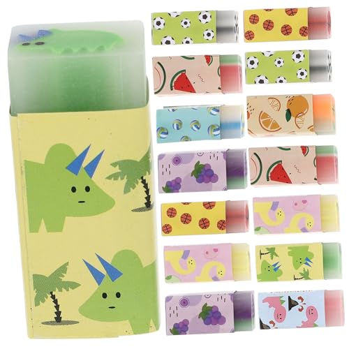 KONTONTY 15 Stück Radiergummi Lustig Jumbo Für Karikatur Schule Hallo Mini Kleine Pvc Colorful KONTONTY 15 Stück Radiergummi Lustig Jumbo Für Karikatur Schule Hallo Mini Kleine Pvc Colorful von KONTONTY