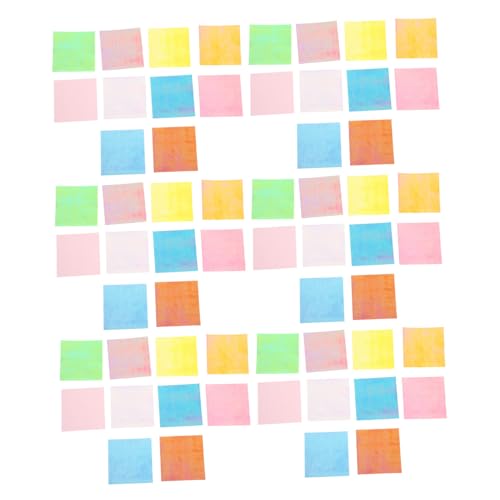 KONTONTY 150 Stück Quadratisches Origami Papier Perlmutt Glitzer Faltpapier für Diy Bastelarbeiten Bunte Dekorationsblätter für Erwachsene Farben von KONTONTY