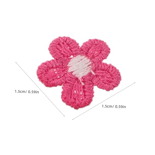 KONTONTY 150 Stück Teiliges Bestickte Blumenapplikationen Bunte Stickblumen Patches zum Aufbügeln und Aufnähen Langlebige DIY Stoffverzierungen für Kleidung Taschen Schuhe Jeans von KONTONTY