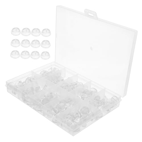 KONTONTY 150 Stück Teiliges Gummi Pin Backs mit Sicherungsverschluss Rutschfeste Verschlüsse für Anstecknadeln Medaillen und Abzeichen Ersatzteile für Broschen und Namensschilder KONTONTY 150 Stück Teiliges Gummi Pin Backs mit Sicherungsverschluss Rutschfeste Verschlüsse für Anstecknadeln Medaillen und Abzeichen Ersatzteile für Broschen und Namensschilder von KONTONTY