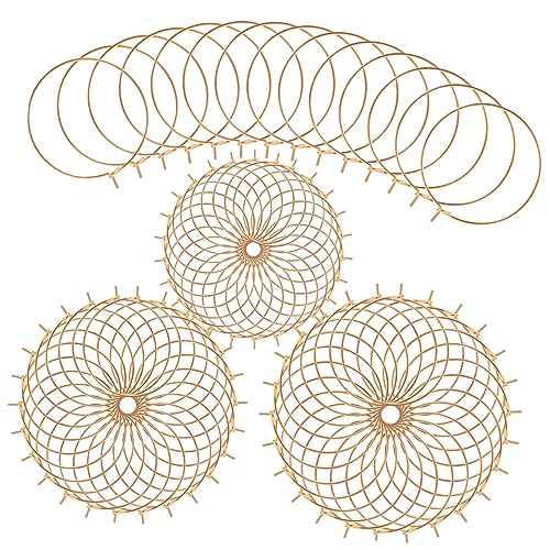KONTONTY 150 Stück Teiliges Ohrring DIY Roségold Ohrringringe Rund Anhängerrahmen Ohrschmuck Zubehör für Frauen Schmuckherstellung und Basteln von KONTONTY
