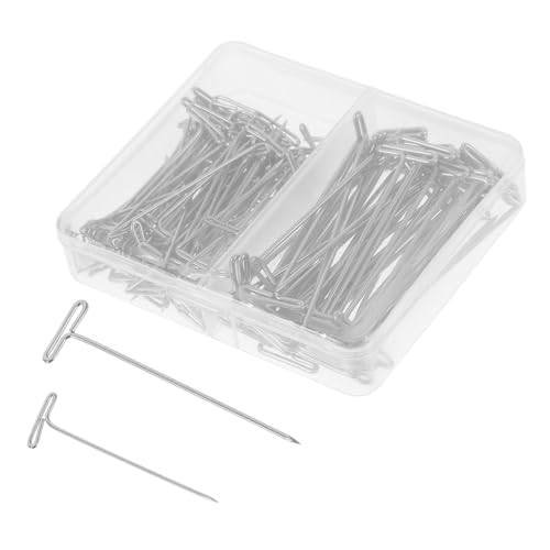 KONTONTY 150Stücke Metall T Nadeln für Perückenherstellung Blockieren von Stricken und Häkeln Nähnadeln für Bastelprojekte Praktischer Aufbewahrungsbox mit Fächern KONTONTY 150Stücke Metall T Nadeln für Perückenherstellung Blockieren von Stricken und Häkeln Nähnadeln für Bastelprojekte Praktischer Aufbewahrungsbox mit Fächern von KONTONTY