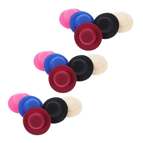 KONTONTY 15Stücke Puppenhüte DIY Puppenzubehör für Kreative Bastelprojekte für Handwerkspuppen Schneemänner Plüschtiere und Mehr von KONTONTY