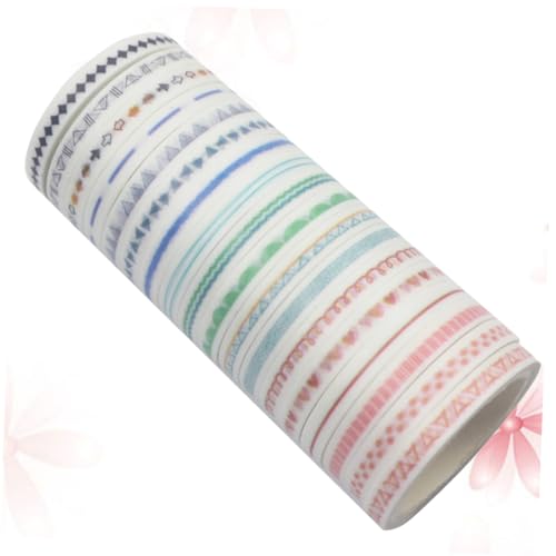 KONTONTY 18 Rollen tagebuch klebeband basteln für bastelmaterial für party decoration present ideas bastelsets für papierklebeband selber machen Buchalbum Klebeband von KONTONTY