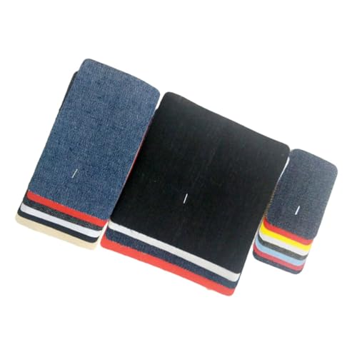 KONTONTY 18 Stück Teiliges Diy Jeansflicken Selbstklebende Applikationen für Kleidung Ellbogen und Knie und Formen zur Individuellen Gestaltung Einfach Anzubringen und Langlebig KONTONTY 18 Stück Teiliges Diy Jeansflicken Selbstklebende Applikationen für Kleidung Ellbogen und Knie und Formen zur Individuellen Gestaltung Einfach Anzubringen und Langlebig von KONTONTY