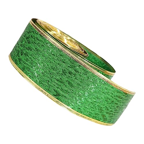 KONTONTY 1Roll Satinband für Bastelarbeiten zum Verpacken von Geschenken für DIY Dekorationen zum Patrick's Day Hochwertiges Langlebiges Material für Festliche Anlässe KONTONTY 1Roll Satinband für Bastelarbeiten zum Verpacken von Geschenken für DIY Dekorationen zum Patrick's Day Hochwertiges Langlebiges Material für Festliche Anlässe von KONTONTY