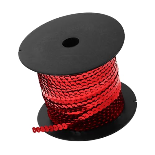 KONTONTY 1Rolle Elastisches Paillettenband Funkenklares Bastelzubehör für Dekoration und Nähprojekte Strapazierfähig und Lichtbeständig für DIY Ideen KONTONTY 1Rolle Elastisches Paillettenband Funkenklares Bastelzubehör für Dekoration und Nähprojekte Strapazierfähig und Lichtbeständig für DIY Ideen von KONTONTY