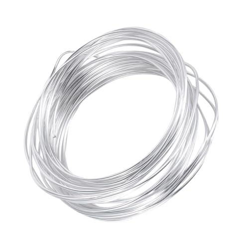 KONTONTY 1Rolle Multifunktionaler Aluminiumdraht für DIY Handwerksprojekte Leicht Langlebig Schmuckherstellung und Bastelideen für Künstler von KONTONTY