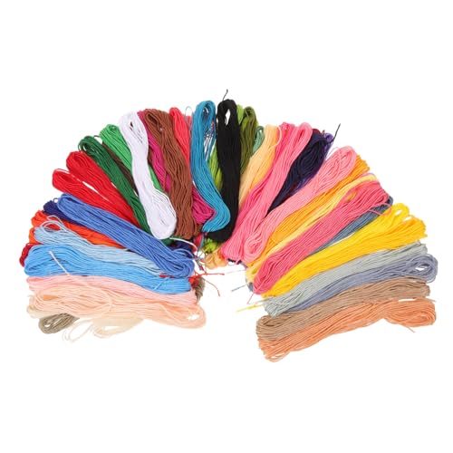 KONTONTY 1Satz DIY Stickgarn Set Farben mit Nähgarn Stanznadel und Stickwerkzeug für Armband und Schmuckherstellung für Anfänger und Bastel Enthusiasten Geschenkidee KONTONTY 1Satz DIY Stickgarn Set Farben mit Nähgarn Stanznadel und Stickwerkzeug für Armband und Schmuckherstellung für Anfänger und Bastel Enthusiasten Geschenkidee von KONTONTY