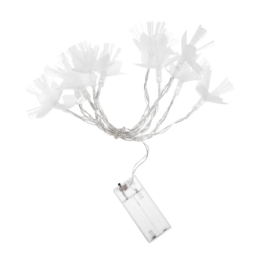 KONTONTY 1Satz Lichterkette mit LED Faseroptik Blumen Dekorative Lichter für Schlafzimmer Energieeffizient und Langlebig Romantische für Festlichkeiten von KONTONTY