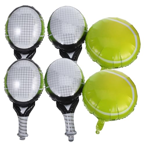 KONTONTY 1Satz Luftballons Teiliges Aluminiumfolie für Sport Party Geburtstagsfeiern und Tennis Mottopartys Glänzende Pastellfarbene Deko KONTONTY 1Satz Luftballons Teiliges Aluminiumfolie für Sport Party Geburtstagsfeiern und Tennis Mottopartys Glänzende Pastellfarbene Deko von KONTONTY