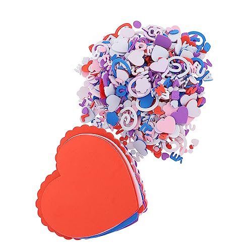 KONTONTY 1satz Selbstklebende Herzaufkleber Für -Dekorationen Flache Herzen Kleine Sticker Für Valentinstag Hochzeiten Und Bastelprojekte von KONTONTY