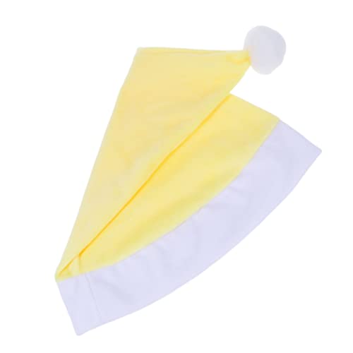 KONTONTY 1stk Weihnachtsmützen Rote Weihnachtsmütze Weihnachtsdekoration Plüsch Weihnachtsfigur Neuheit Weihnachten Weihnachtsbaum Weihnachtsschmuck Gelbe Partyhüte Mini-hut Kappe Yellow KONTONTY 1stk Weihnachtsmützen Rote Weihnachtsmütze Weihnachtsdekoration Plüsch Weihnachtsfigur Neuheit Weihnachten Weihnachtsbaum Weihnachtsschmuck Gelbe Partyhüte Mini-hut Kappe Yellow von KONTONTY