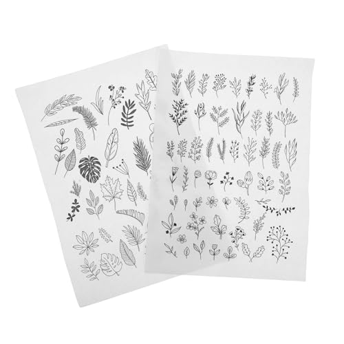 KONTONTY 2 Blätter Stickschablonenstabilisator Gefälschte Tattoo-haut Winzige Stickmuster Stickuntergrundstabilisator Stickrahmenbasis Leerer Stickkleber Vlies Weiß KONTONTY 2 Blätter Stickschablonenstabilisator Gefälschte Tattoo-haut Winzige Stickmuster Stickuntergrundstabilisator Stickrahmenbasis Leerer Stickkleber Vlies Weiß von KONTONTY