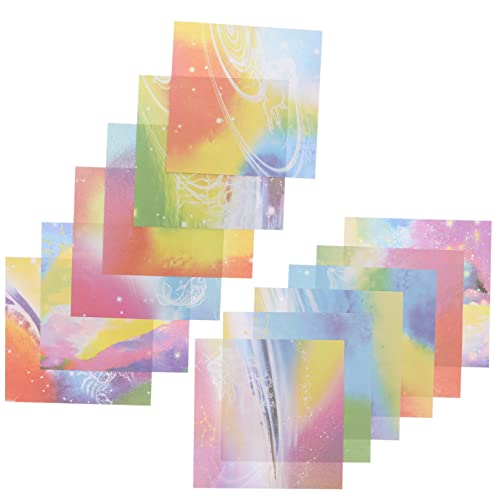 KONTONTY 2 Packungen Papiere falten manifold origami Bastelpapier kreatives Origami quadratisches Papier Mode-Origami doppelseitiges Origami-Papier von KONTONTY