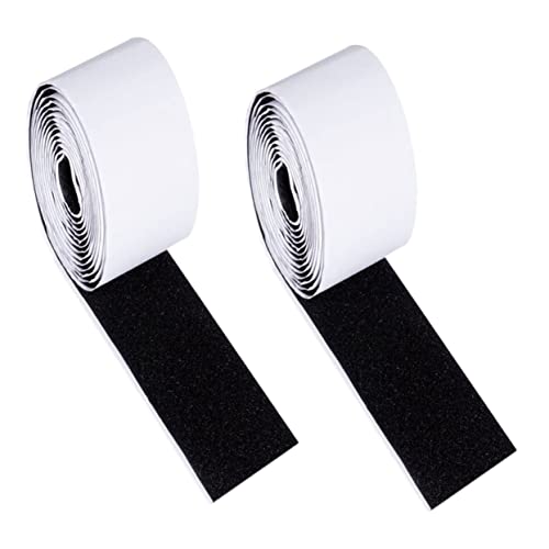 KONTONTY 2 Rollen Professionelles Klettband Selbstklebend Stark Haftendes Haken und Schlaufenband für Gitarren Effektpedale Robustes Pedalboard Tape Einfach zu Befestigen Langlebig und KONTONTY 2 Rollen Professionelles Klettband Selbstklebend Stark Haftendes Haken und Schlaufenband für Gitarren Effektpedale Robustes Pedalboard Tape Einfach zu Befestigen Langlebig und von KONTONTY