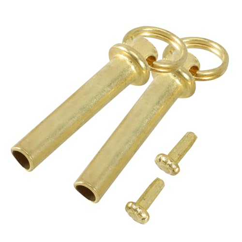 KONTONTY 2 Sätze Faltventilator Nieten Faltfächer Achsnieten mit Ringen Zubehör für Diy Reparaturen und Fan Bastelprojekte von KONTONTY