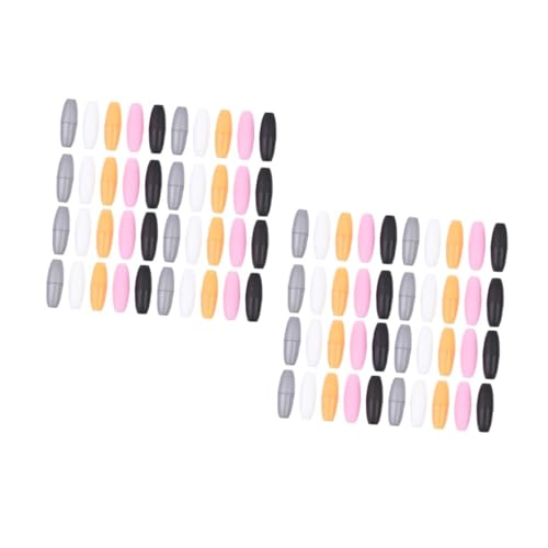 KONTONTY 2 Sätze Kunststoffschnalle Schlüssel Stecker Clips Perlen Schmuck Spielzeuge Diy Abbrechbare Verschlüsse Abbrechbare Verschlüsse Aus Kunststoff Verschluss Plastik 50 Stück * 2 von KONTONTY