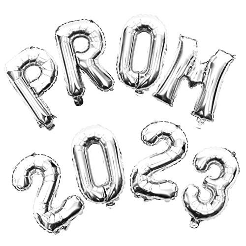 KONTONTY 2 Sätze Prom Folienballons Silber Graduation Party Dekorationen Abschlussfeier Luftballons Party Schmuck für Festliche Abschlussdeko KONTONTY 2 Sätze Prom Folienballons Silber Graduation Party Dekorationen Abschlussfeier Luftballons Party Schmuck für Festliche Abschlussdeko von KONTONTY