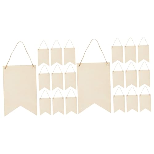KONTONTY 2 Sätze Unlackierte Holzschilder Zum Basteln Diy Holzanhänger Mit Seil Blanko Holztafeln Für Kreative Projekte Für Feste Dekoration Und 10 Stück * 2 KONTONTY 2 Sätze Unlackierte Holzschilder Zum Basteln Diy Holzanhänger Mit Seil Blanko Holztafeln Für Kreative Projekte Für Feste Dekoration Und 10 Stück * 2 von KONTONTY