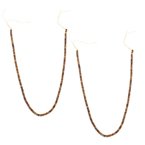 KONTONTY 2 Saiten Stränge Natural Picture Stone Spacer Beads Natürliche Rondelle Loose Beads für DIY Schmuck Dekorative Steinperlen für Armband Halskette Craft Zubehör KONTONTY 2 Saiten Stränge Natural Picture Stone Spacer Beads Natürliche Rondelle Loose Beads für DIY Schmuck Dekorative Steinperlen für Armband Halskette Craft Zubehör von KONTONTY