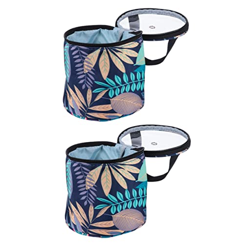 KONTONTY 2 Stück Aufbewahrungstasche Aus Wolle Maschine Gewebte Zubehör Decke Gesteppt Nähen Bausatz Gehäkelter Halter Bausätze Produkt Woll-organizer Fadenhalterbeutel Oxford-stoff von KONTONTY