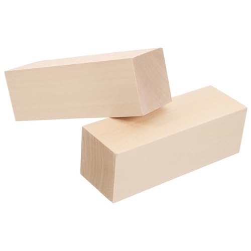 KONTONTY 2 Stück Holzblöcke Selber Machen Holz Schnitzen Linde Zum Schnitzen Holz Zum Schnitzen Lindenholzblöcke Holzschnitzset Schnitzblöcke Aus Lindenholz Beige Kiefernholz KONTONTY 2 Stück Holzblöcke Selber Machen Holz Schnitzen Linde Zum Schnitzen Holz Zum Schnitzen Lindenholzblöcke Holzschnitzset Schnitzblöcke Aus Lindenholz Beige Kiefernholz von KONTONTY