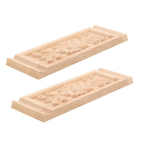 KONTONTY 2 Stück Holzblumen Aufkleber Geschnitzte Holzapplikationen Türecken Dekorative Ideen Holzaufleger Holzverzierungen Für Möbel Holzapplikation Retro Möbelapplikation KONTONTY 2 Stück Holzblumen Aufkleber Geschnitzte Holzapplikationen Türecken Dekorative Ideen Holzaufleger Holzverzierungen Für Möbel Holzapplikation Retro Möbelapplikation von KONTONTY
