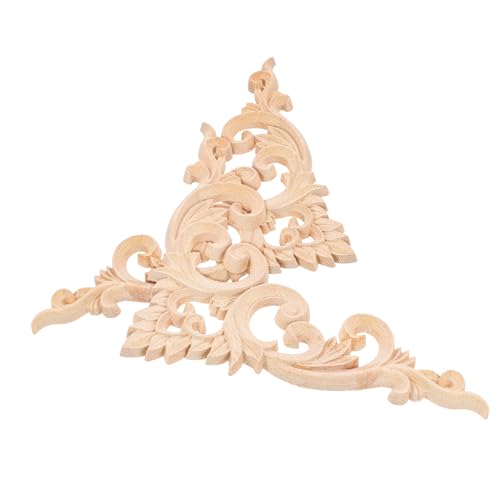KONTONTY 2-teiliges Holz Schnitzerei Für Möbel Holz Applikation Onlay Ornament Diy Schranktür Onlay Schnitzerei KONTONTY 2-teiliges Holz Schnitzerei Für Möbel Holz Applikation Onlay Ornament Diy Schranktür Onlay Schnitzerei von KONTONTY