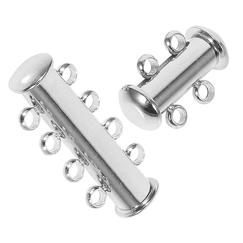 KONTONTY 2 Stück Kettenverschluss Robuste Verbindung für und Armbänder für Diy Schmuckherstellung Leicht Kompakt und Langlebig zum Reparieren und Gestalten von Schmuckstücken von KONTONTY